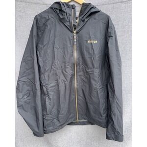 Sherpa Adventure Gear Rain Jacket - Waterproof - Mens Size L Black Nylon